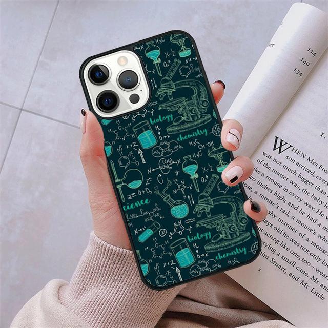 Science Chemistry Formulas Phone Case For For iPhone 17 Air 16 15 11 12 13 14 Pro Max Plus Coque