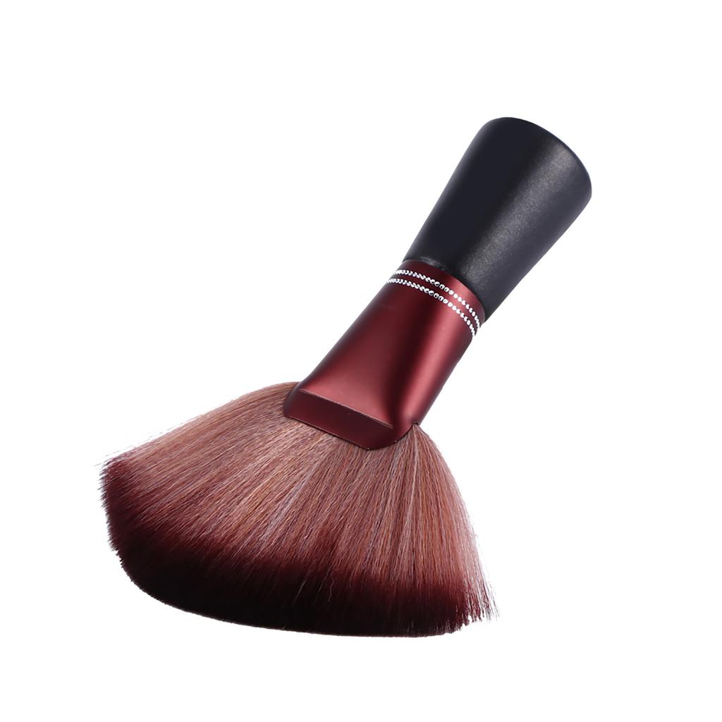 New 1Pcs Barber Neck Dust Clean Brush Professional Barber Cleaning Tool with Wood Handle Salon