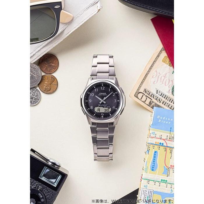 Casio Wave Ceptor WVA-M630D-2AJF Men's Watch Silver Navy