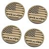 Car Body Fenders Rear Trunk Emblem Decal Metal 4X4 Flag Decoration Sticker Universal 3D Emblem Badge Sticker