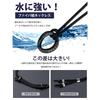 [Bandmax] Men's Ring Necklace, Black, Eyeglass Holder Pendant, Waterproof Waxed Cord Chain, Everyday Wear, Gift for Men (Black)