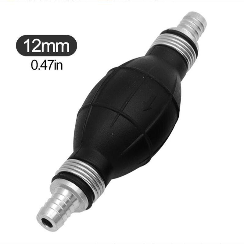 Hand Fuel Pump Line Rubber Aluminum Hand Primer Bulb diesel oil transfer petrol for Car Boat Marine Outboard 6mm/8mm/10mm/12mm