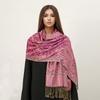 Luksusmerke Kasjmir Dameskjerf Trykt Vinter Varmt Sjal og Wraps Pashmina Bandana Lang Jacquard Paisley Dame Foulard