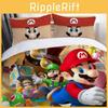 Cartoon Super Mario Single Panel Duvet Cover Set Bedding For Decor Bedroom