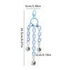 Wear-resistant Bird Chain Bells Toys Metal Bell Teeth Grinding Toy  Small Pet Bird