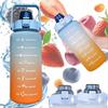 Motivational Bottle Water Bottle 2000ml 2L With Straw Handle Scale