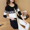 Autumn Winter Long Cardigan Women Sweater Retro Ethnic Long Sleeve Jacket Sweater Women Coat