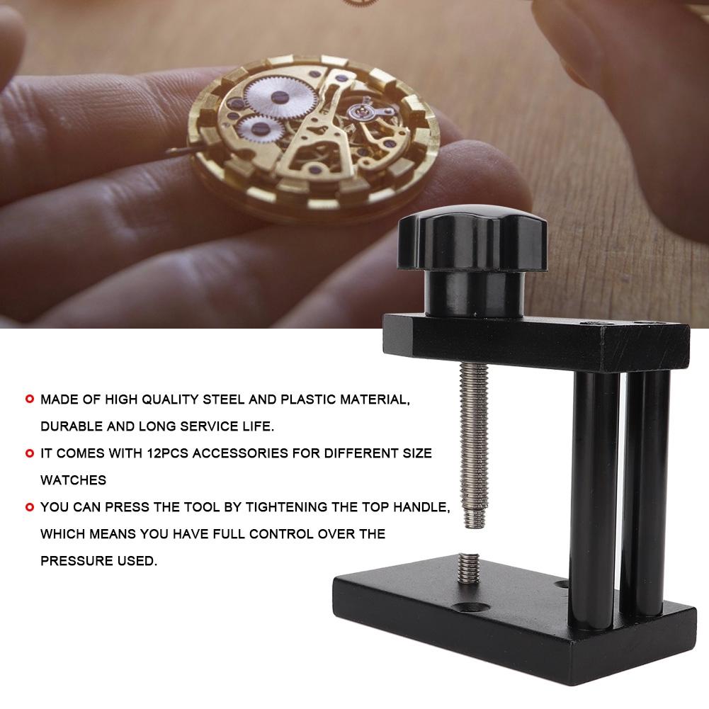 Professional High Accuracy Spiral Watch Back Case Press Tool Repairing Tool