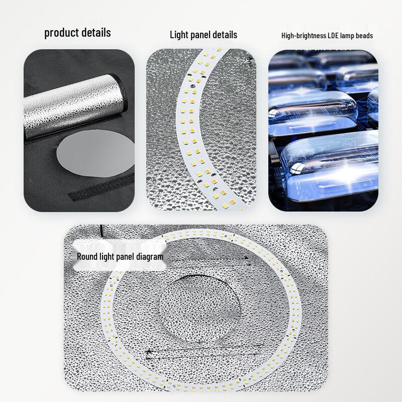 OLOEY 60CM Portable Photography Softbox Studio Kit