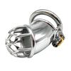 Men's Stainless Steel Penis Lock CB Chastity Lock Sex Toy Ball Stretcher Sissy Femdom Slave BDSM Urethral Chastity