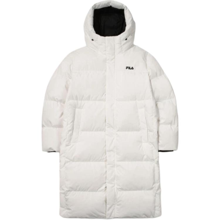 New FILA Down Jackets Unisex White 1100FS2DJG4104XOWH