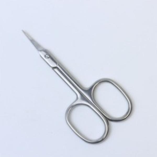 

Ножницы из нержавеющей стали для удаления кутикулы, ультратонкие, изогнутые, инструмент для ухода за ногтями и обрезания серебряный