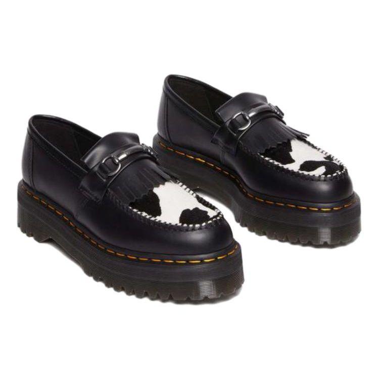 Dr. Martens Round Toe Slip-On Loafers Men Loafers Black 31097937