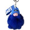 Hair Ball Sleeping Doll Key Chain Pendant, Plush Accessories, Car Key Bag Buckle