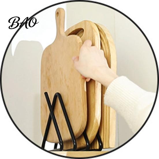 Space Saving Cookware Holder Metal Cutting Board for Kitchen Countertop, Multi?Slot Organizer Stand Pot Lid Rack Chopping Boards, Lids, Bakeware