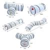 Portable Polyester+Steel Wire Cat Tunnel Tube Foldable Breathable Cat Maze Tunnel Training Interactive Pet Fun Play Toy Rabbit