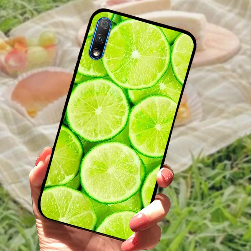 For Honor 9X Case Cover Honor9X China Silicone Soft Marble Black Bumper Funda Coque for Huawei Honor 9X Pro Full Protective
