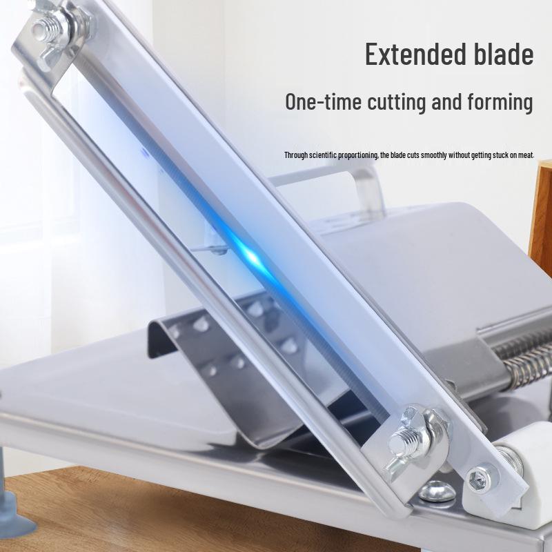 Multifunctional Stainless Steel Meat and Vegetable Slicer for Home and Commercial Use