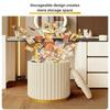 Modern Round Makeup Stool Internet Famous Bedroom Stool Storage Dressing Table Chair Low Dressing Stool Vanity Chair