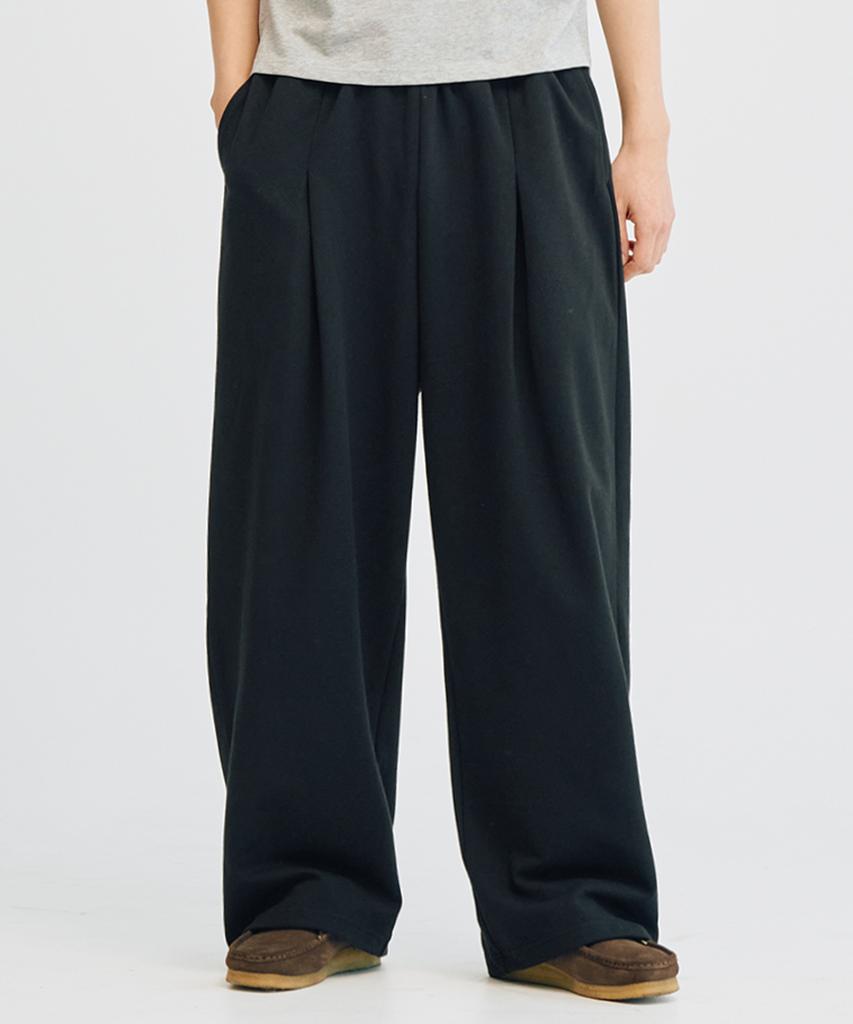 TAKEASY Essential Wide Sweatpants (Black)