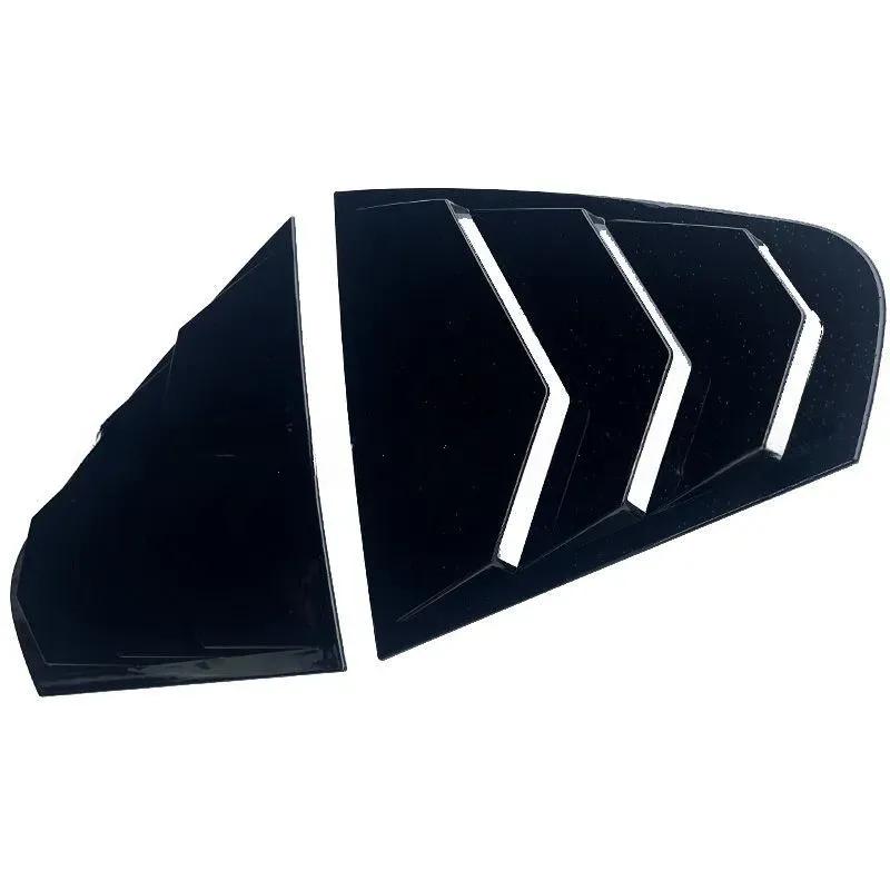 For Volkswagen Jetta MK6 2012 2013 2014 2015 2016 2017 2018 Car Rear Window Louver Shutter Cover Side Vent Blinds Trim Sticker