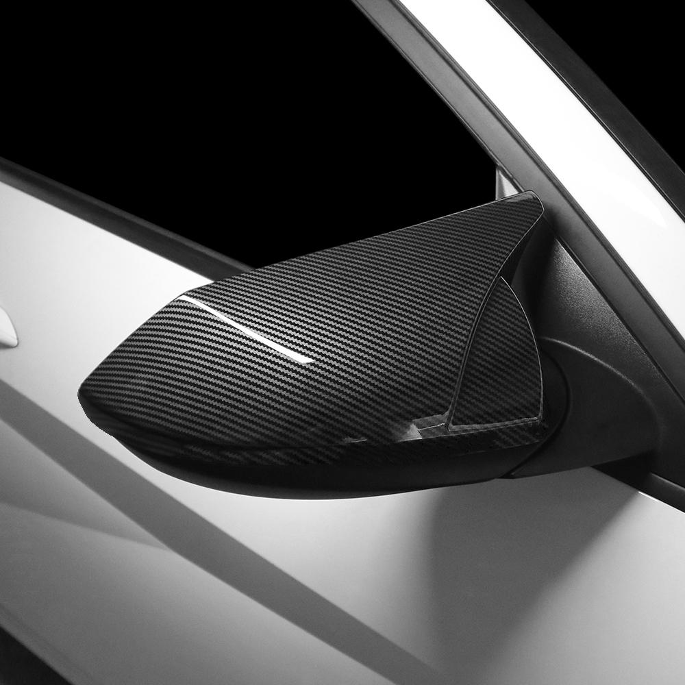 Carbon Fiber Rearview Mirror Cover Reverse Mirror Shell Cap Housing Trim For Hyundai Elantra /Elantra N 2026 2026 Accessories