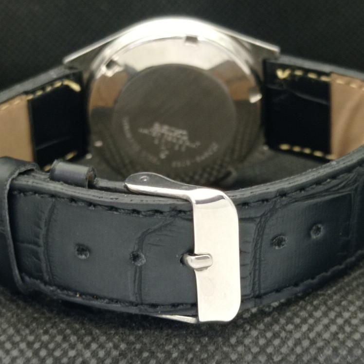 Gebrauchte Vintage-Armbanduhr Seiko 5 Automatik 6309A aus Japan, schwarz, Tag/Datum, a316812-2, SKU608i-a316812