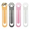 Cute Cat Bookmark Paw Bookmark 3D Printed One-Piece Mold Elastic Stable Book Page Holder Hold Hollow Clip for Reading Accessory