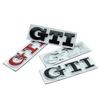 hijk1 1Pcs 3D Metal Car Badge Stickers Logo Decal Accessories For VW GTI Polo Golf Passat Tiguan Arteon Touareg Taigo Caddy Jetta Beet