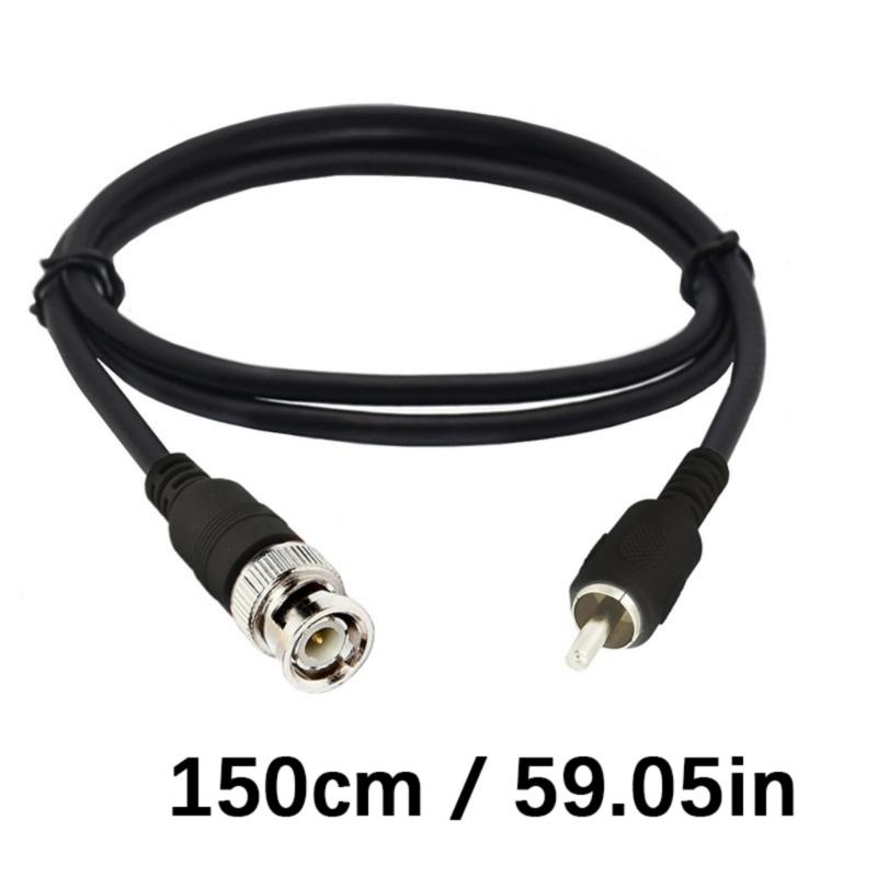 Heavy Duty Shielded BNC To Rcas Video Cord AV Cord With AntiInterference Shielding Coaxial Wire 1.5Meters/59.05inch