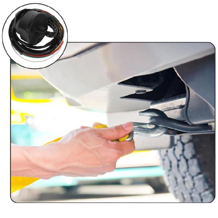 Lightweight 7 Pin Trailer Light Plug Wiring Harness for Convenient Storage & Portability Reliable Electrical Connection