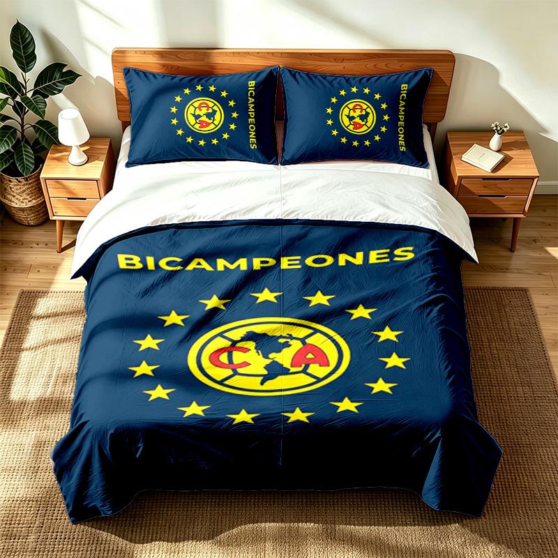 Club America (5) 3pc set suitable for master bedrooms soft and comfortable an ideal gift for family and friends Includes one duvet cover and two pillo