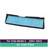 For Tesla Model 3 2021 2022 Car Intake Air Filter Melt Blown Fabric Flow Vent Cover Trim Dust Prevention Intake Cover