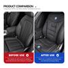 Car Velvet Airhole Seat Pad Perforated Leather Non Slip Cushion For Volkswagen VW Golf 4 5 6 7 Polo Jetta Sagitar Magotan Passat