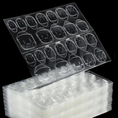 10 Fogli Adesivi Colla per Unghie Biadesivi per Unghie Finte Adesivi, Impermeabili Traspiranti Punta per Unghie Finte Adesivi Gel per Unghie