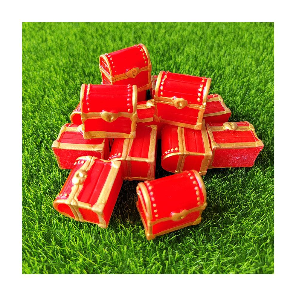 100pcs Mini Treasure Chest Box Doll Dollhouse Miniatures Accessories Room Doll House Kitchen Decor Kit Kitchen Toys