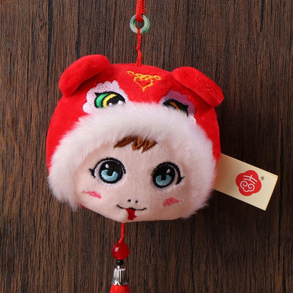 Handmade Snake Keychain Pendants Cartoon Zodiac Snake Mascot Spring Festival