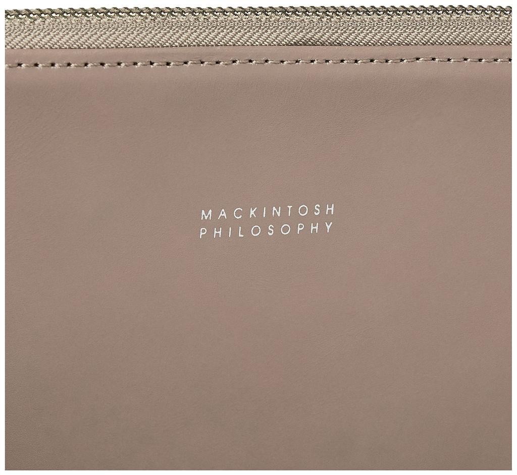 Mackintosh Philosophy Men's A4 Size Leather Second Bag, Braveval No. 73118, Taupe, H25 X W34 X D2cm