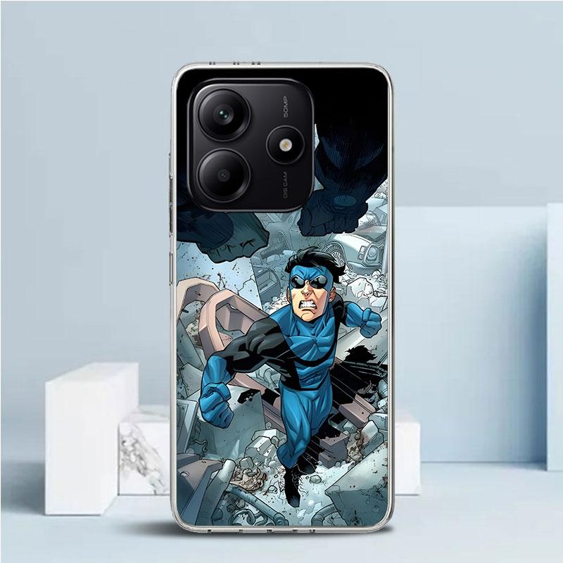 

Крутой I-Invincible Мягкий чехол для телефона Xiaomi Redmi Note 15 14 13 12 Pro Plus 14S 11S 11T 11E 10S 10 4G Чехол с рисунком Redmi Redmi Note 15 Pro 5G