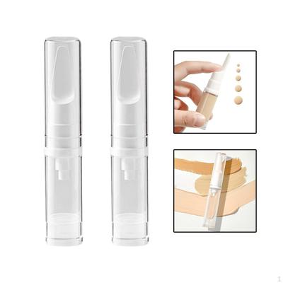 2 Pack Lotion Pump Bottles, Travel Liquid Foundations, , Portable Sample Packaging,