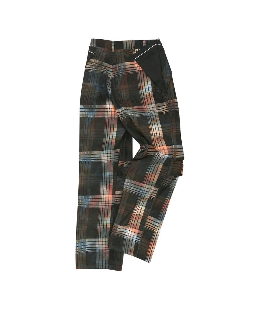 ADSB ANDERSSON BELL Burn-Out Check Cut-Out Wrap Pants Apa840M(Multi)