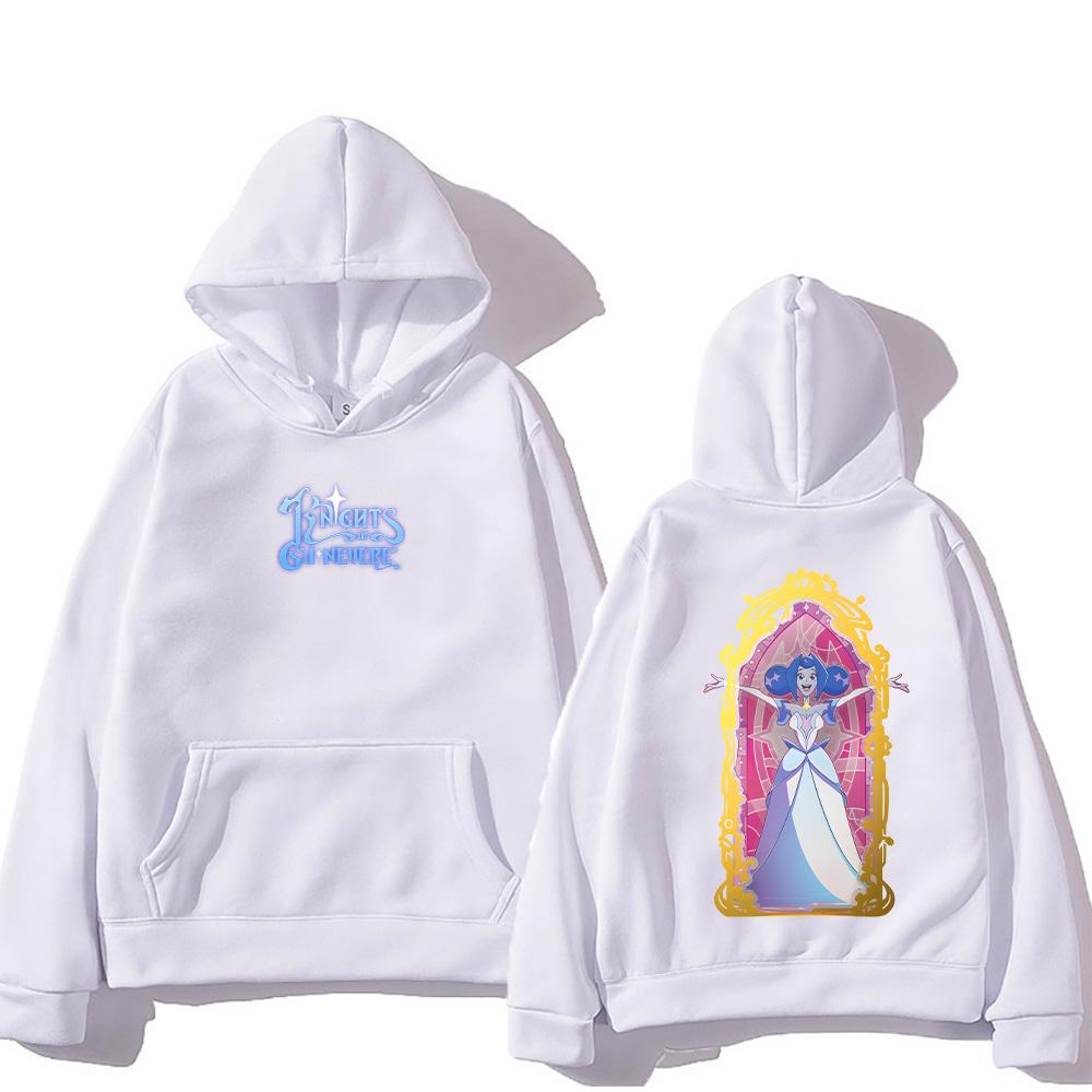 Knights of Guinevere Thriller Graphic Hoodies Man Fashion Casual Long Sleeve Sweatshirts Unisex High Street  Pullovers