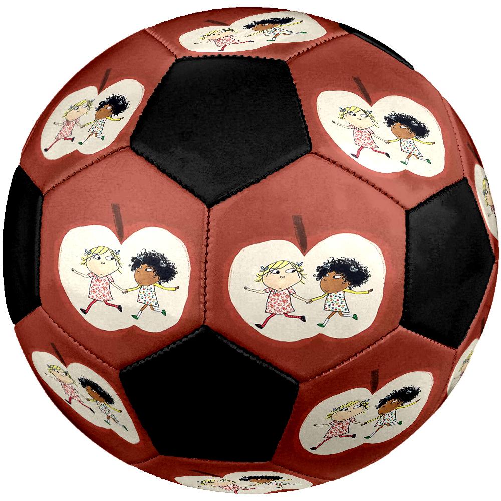 Charlie and Lola Theme Size 5 Soccer Ball, Suitable for Both Indoor and Outdoor Matches, a Gift Suitable for Everyone.