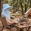 Neck Flap Fishing Hat Detachable Face Cover Outdoor Working Cap Sun Hat  Outdoor Activities