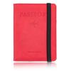 1PC Blockieren Leder Karte Fall Pass Halter Abdeckung Brieftasche Reise Zubehör für Frauen Männer
