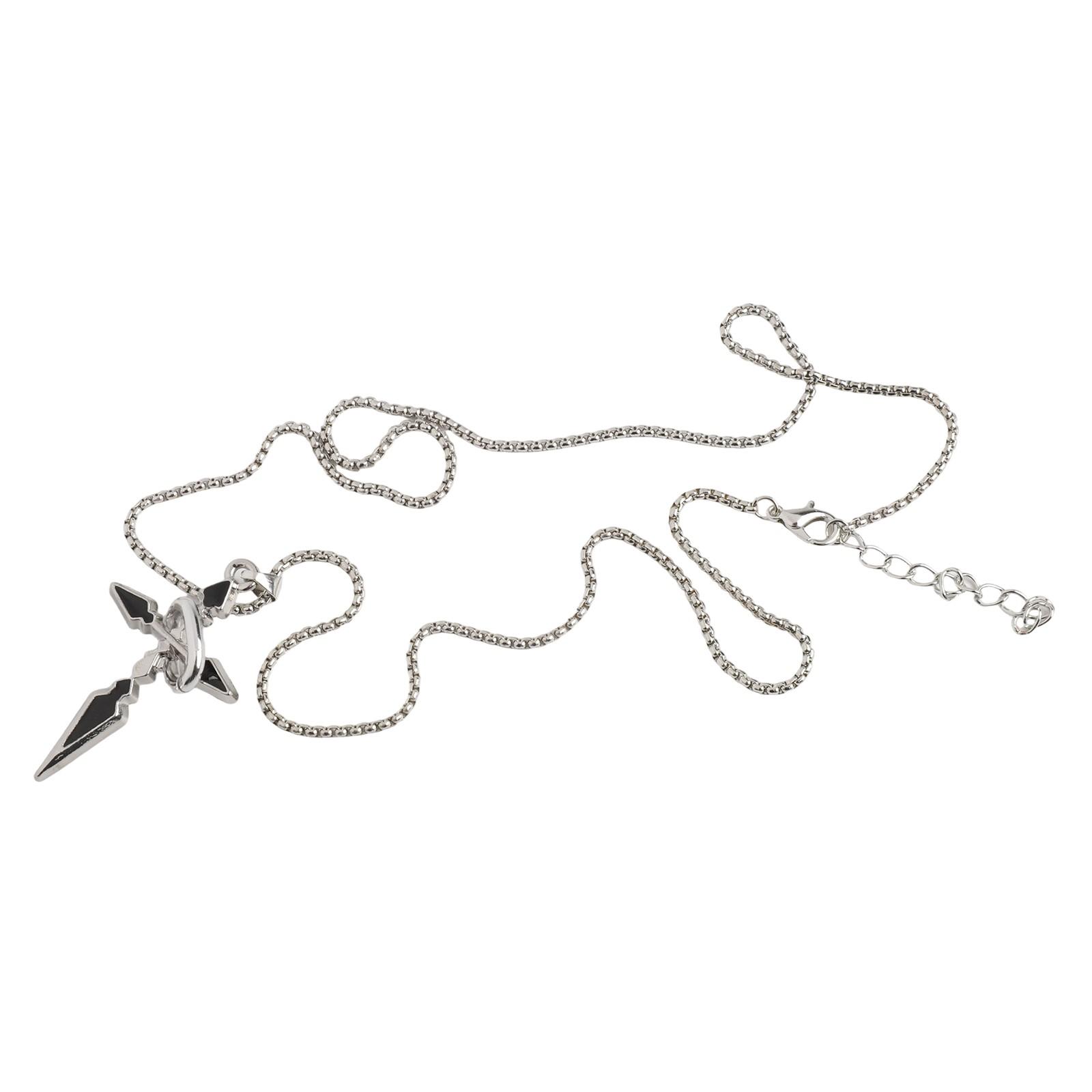 Gothic Chain Necklace with Irregular Spike Arrangement for Bold Styles 21