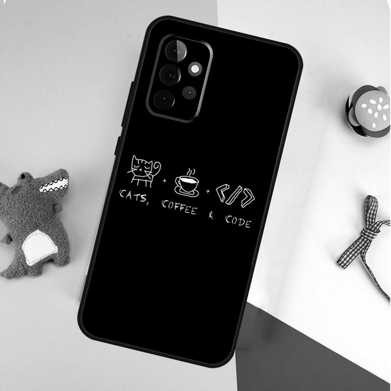 Programming Languages Case For Samsung Galaxy A54 A34 A24 A14 A12 A22 A32 A42 A52 A72 A52S A51 A71 A13 A53 Cover