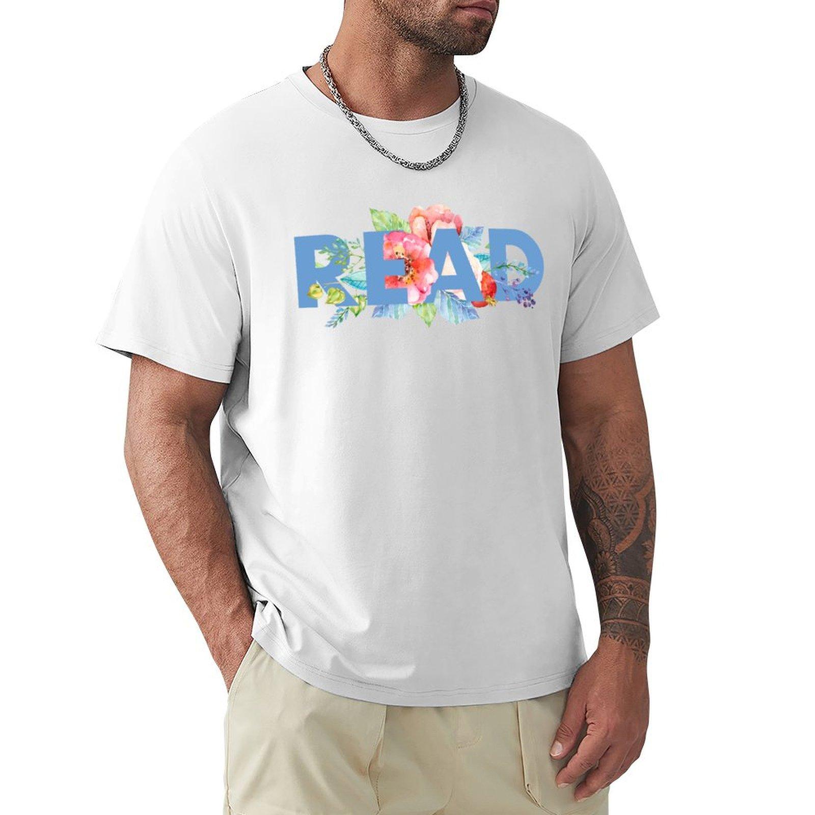 READ TShirt rapper graphic tees graphics graphic t shirt vintage heavyweight t shirts for men S