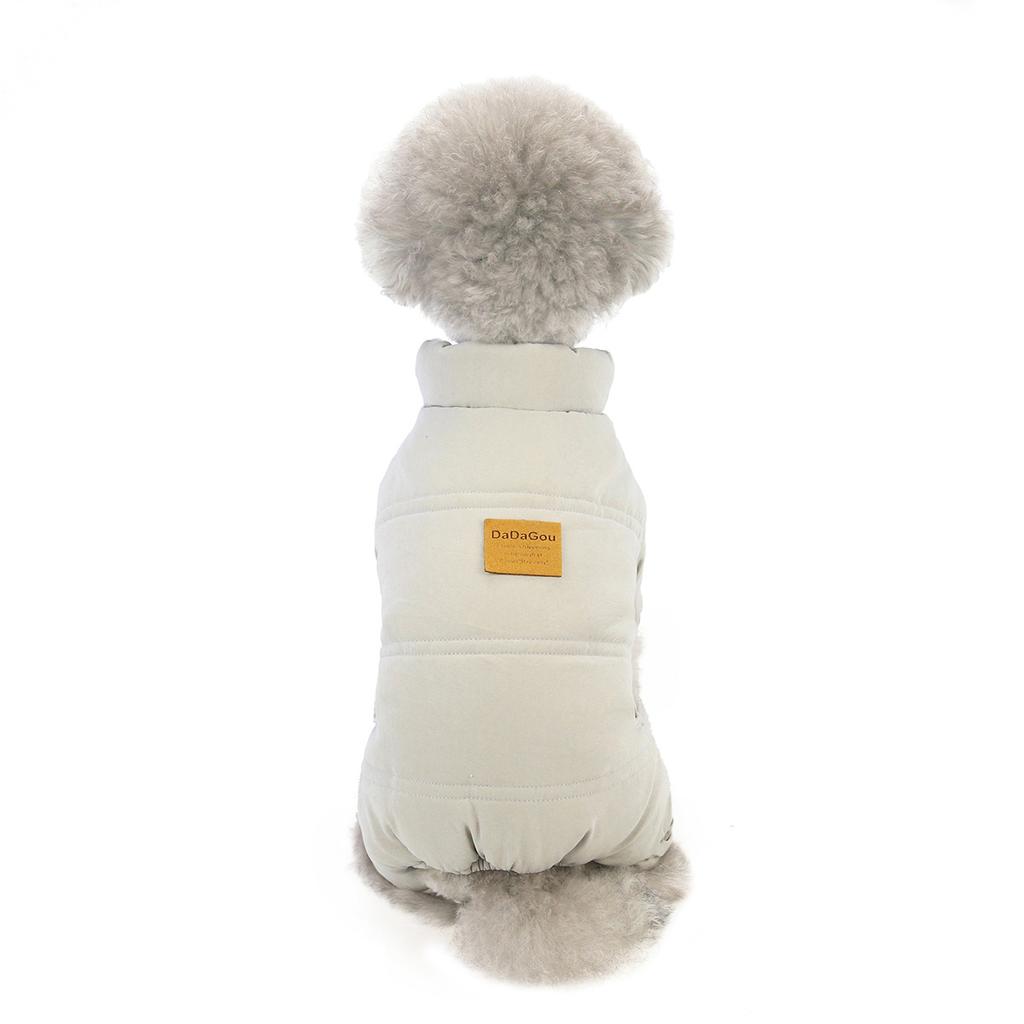 Pet High Neck Four Legged Coat Winter Thick Jumpsuit Four Legged Four Legged Dog Parkas Dog Pajamas Puppy Clothes Pet Clothing