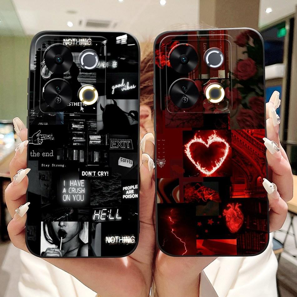 For ITEL P65 New Fashion Dusk Beach Painting Case For Itel P671L ItelP65 4G Soft Silicone Shockproof Phone Cases